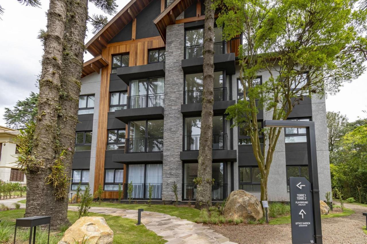 Rosa Edificio Bav Apartment Gramado Luaran gambar