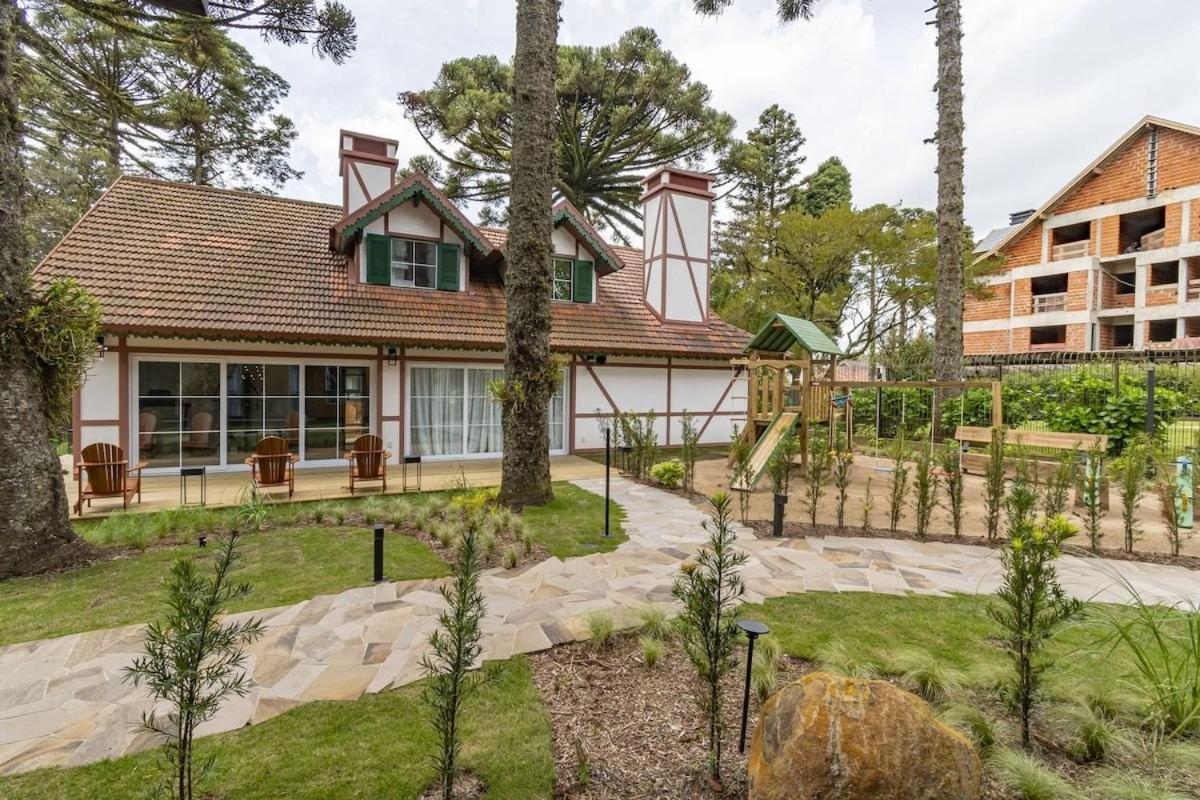 Rosa Edificio Bav Apartment Gramado Luaran gambar
