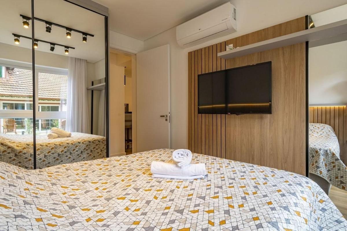 Rosa Edificio Bav Apartment Gramado Luaran gambar
