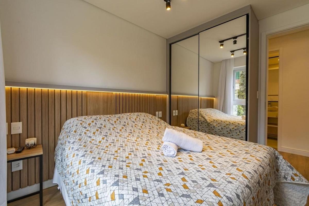 Rosa Edificio Bav Apartment Gramado Luaran gambar