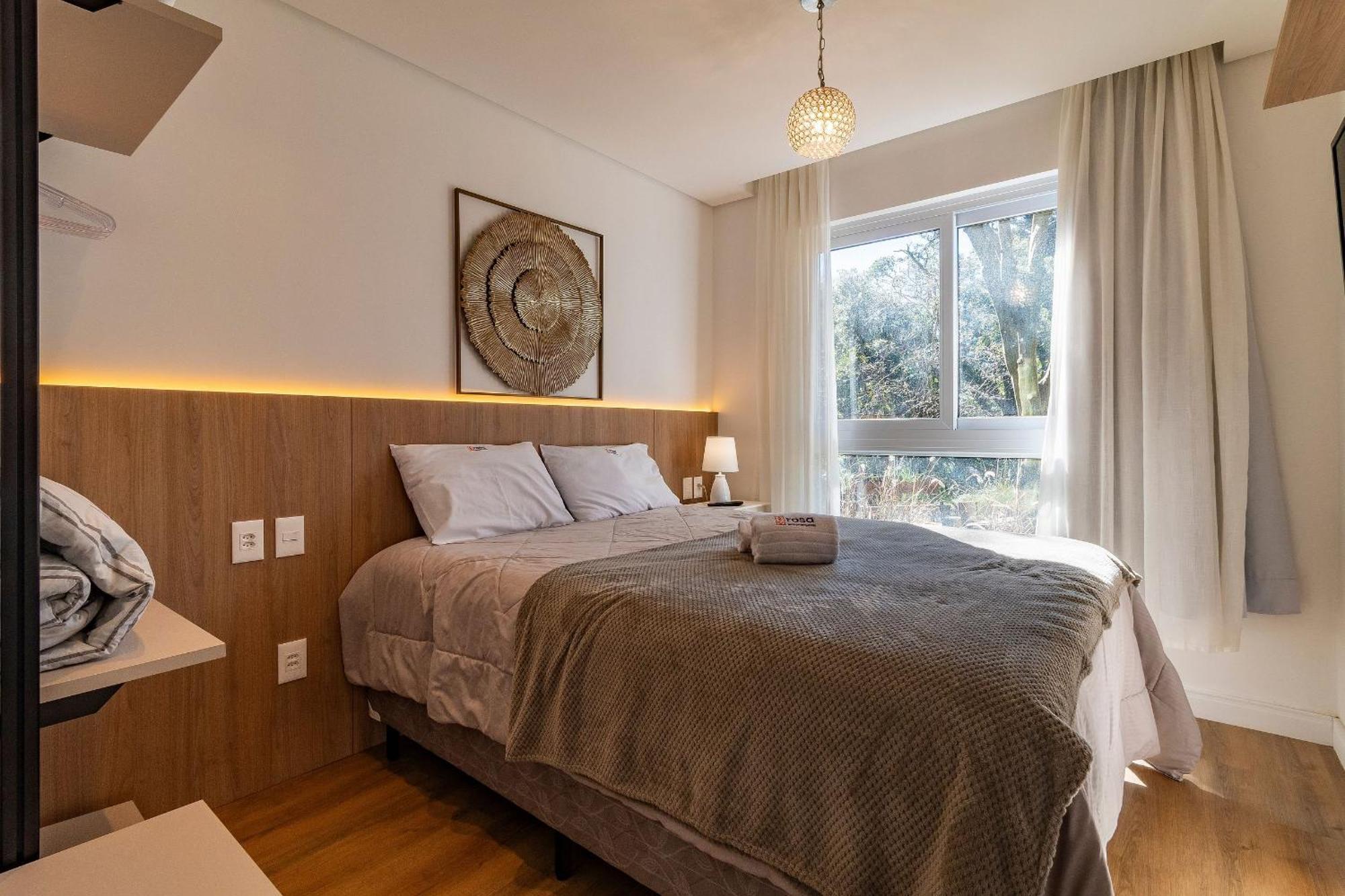 Rosa Edificio Bav Apartment Gramado Luaran gambar