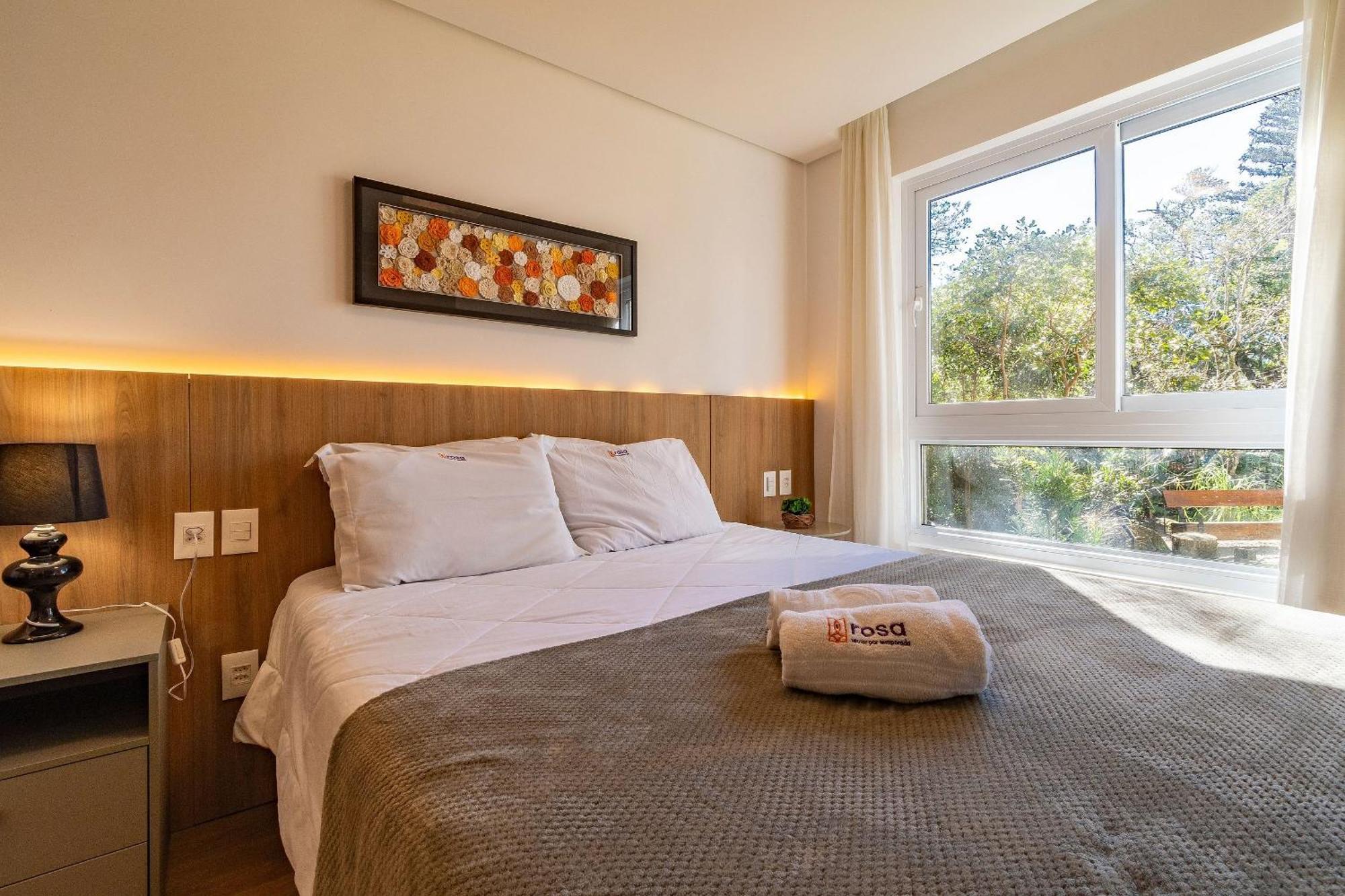 Rosa Edificio Bav Apartment Gramado Luaran gambar