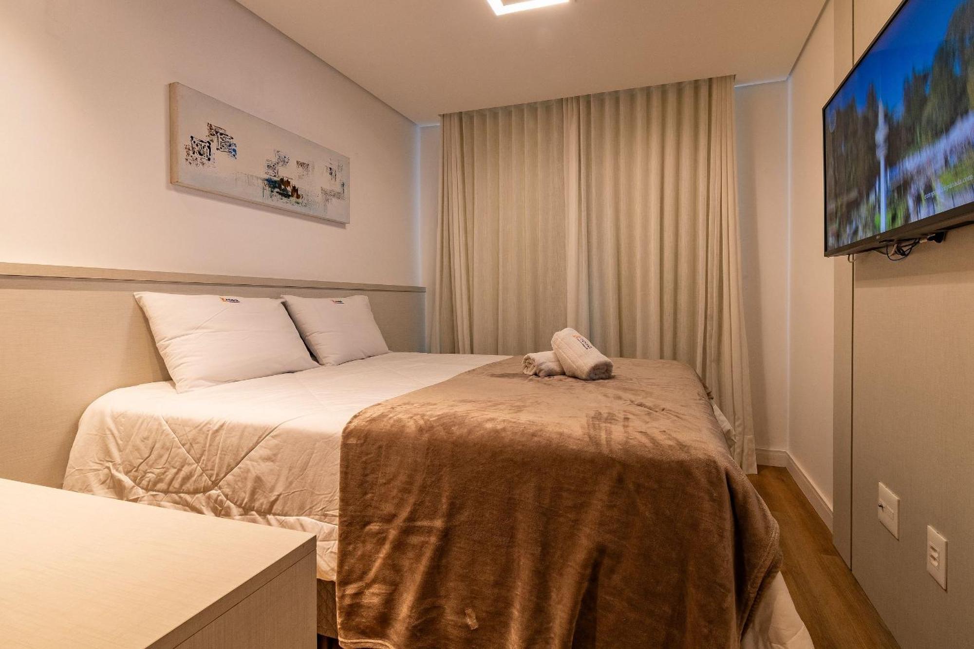 Rosa Edificio Bav Apartment Gramado Luaran gambar