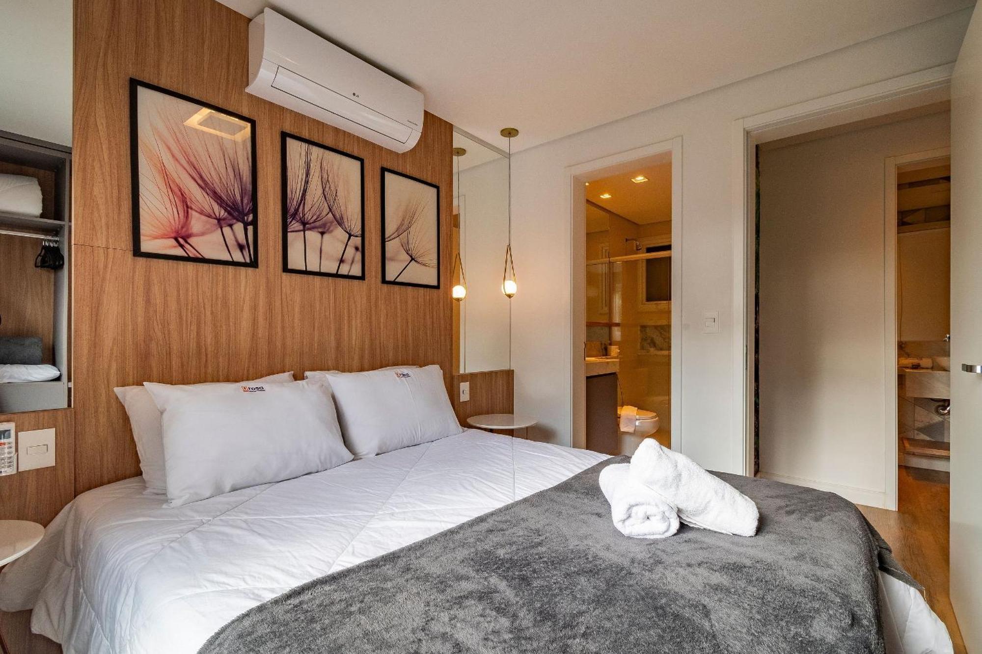 Rosa Edificio Bav Apartment Gramado Luaran gambar