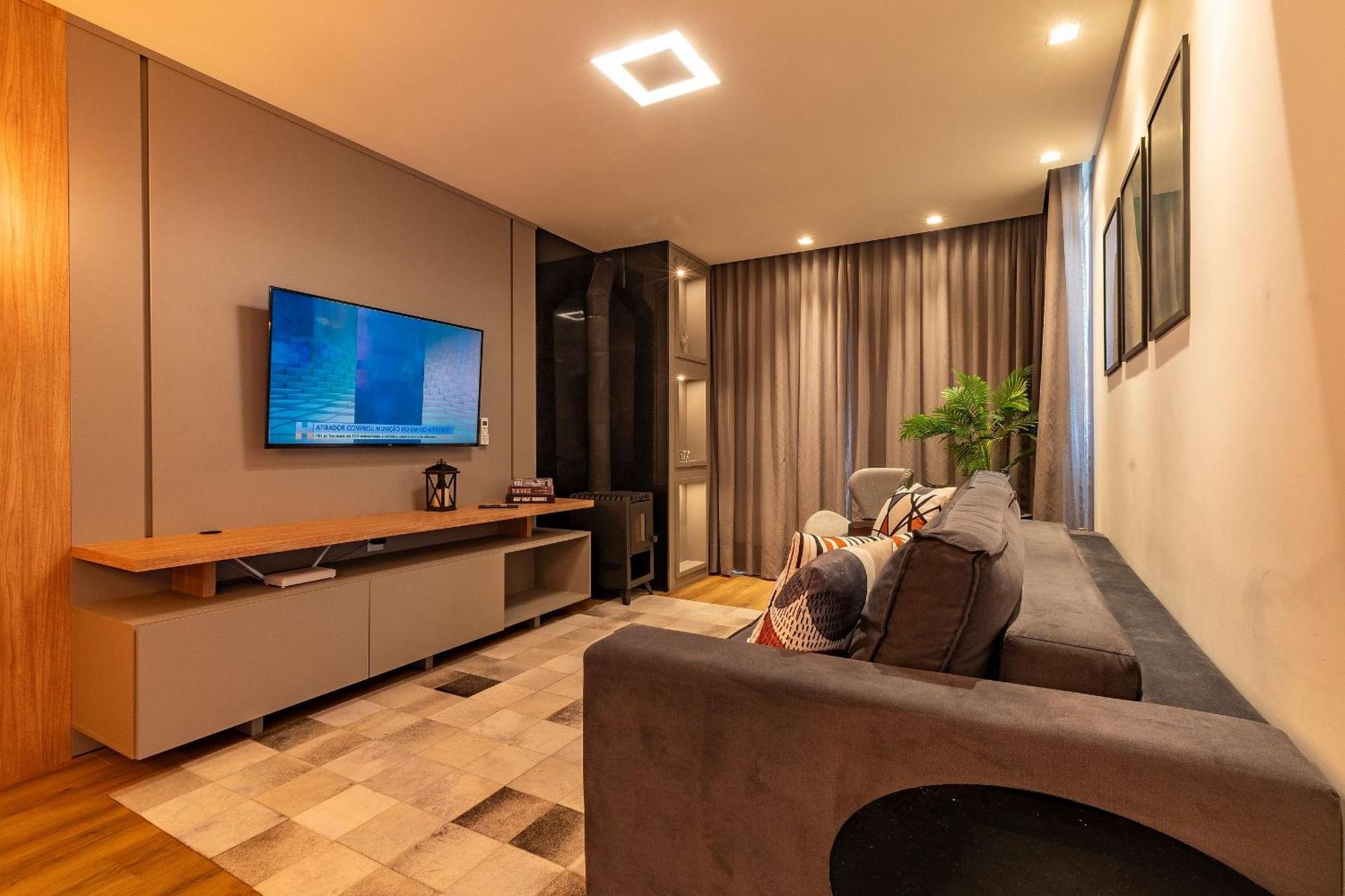 Rosa Edificio Bav Apartment Gramado Luaran gambar